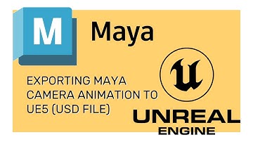 How to export export Maya Cameras to Unreal Engine 5 (using USD)