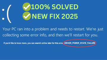 How to Fix ‘Driver Power State Failure BSOD Error on Windows 11\10