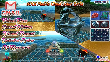 ARK: MobIle Gmail Save Data 🎮 All Tek & Normal Blueprint 💥 Unlimited Amber 💎 Noctis Boss🦄
