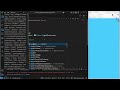 Header, Body, and Footer Sections of a Flutter App using Visual Studio Code