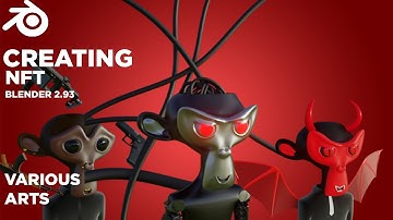 My first Nft collection using Blender