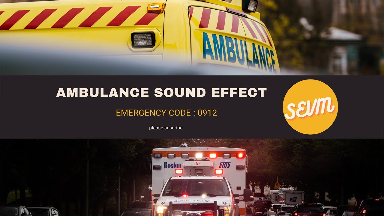 Emergency Sound Effect Ambulance 0912 (no copyright) YouTube