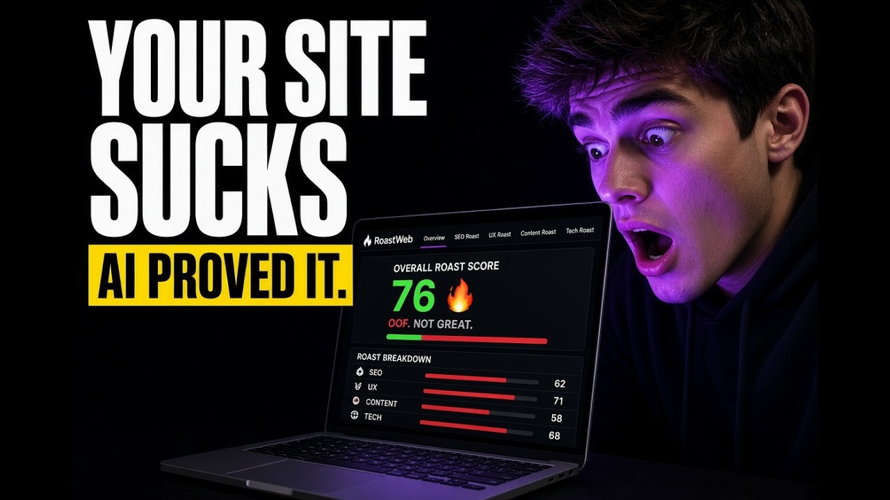 I Let AI Roast a Real Website (It Took 10 Seconds)
