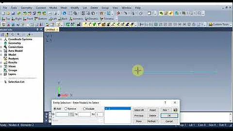 1-D roller supported beam subjected to Moment (FEMAP, NX Nastran) Part 9