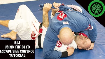 BJJ Using the Gi to Escape Side Control Tutorial