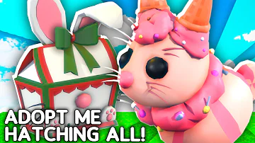 Opening 40 HARE BOXES In Adopt Me! Making Neon Candy Hare