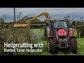 Massey Ferguson 6718 Hedgecutting with Bomford Turner Hedgecutter