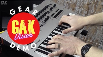 Korg minilogue Polyphonic Analogue Synthesizer demo at GAK
