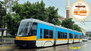 : Sofia Trams | New Pesa Swing 122NaSF on line 18