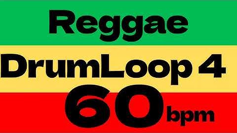 Reggae Drum Loop4 Practice Tool 60bpm