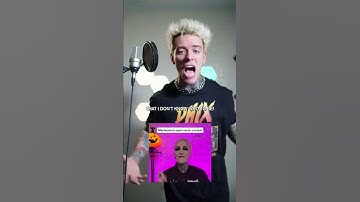 PHIX got on MASTERPIECE by MOTIONLESS IN WHITE and this happened.. 🔥