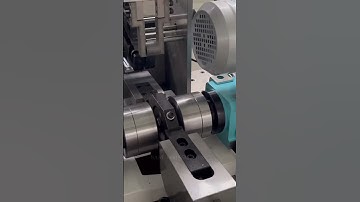 CNC tube chamfering machine #cncchamferingmachine #barchamferingmachine #chamferingmachine