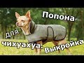 Выкройки одежды для собак! Чихуахуа одежда, комбинезон собака выкройка попона