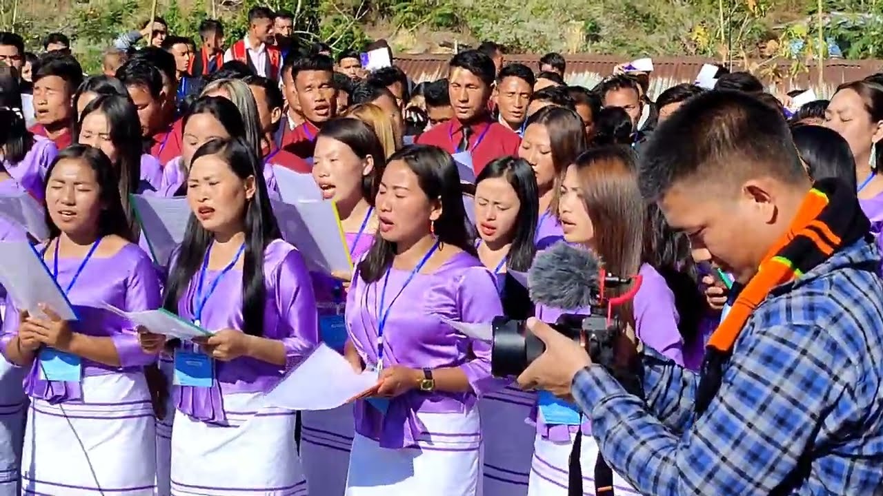Kuilong Church Choir at Chaton(Tudon) Platinum Jubilee Stone inauguration