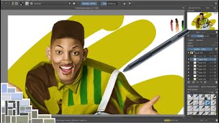 Drawing Will Smith - Digital Sketch | Art Timelapse