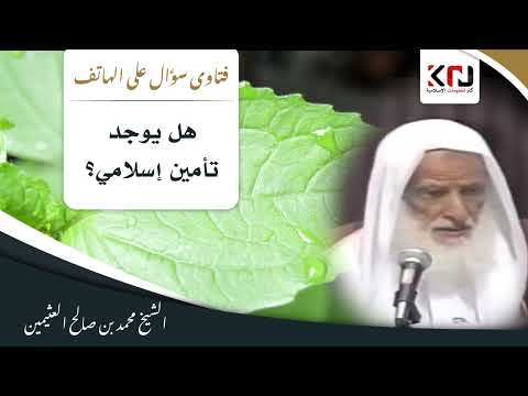 1044 هل يوجد تأمين إسلامي ابن عثيمين
