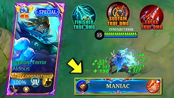 ALDOUS BEST TRUE DAMAGE BUILD IN SOLO RANKED 2025!!!🔥 (insane destroyer damage build 2025)