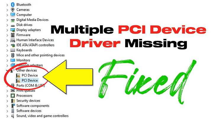 Fix Multiple PCI Device Driver Missing In Windows 11/ 10/ 8/ 7