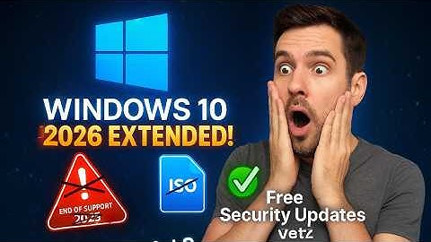 Windows 10 Support Extended Until 2026! 🔥 How to Enroll in Free Security Updates @YOGIPCTUBE