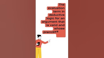 How To Identify Soundness In Logical Arguments | PhilosophyStudent.org #shorts