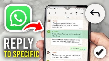 How To Reply To Specific Messages On WhatsApp - Full Guide