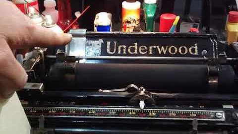 1926 Underwood No.5 Typewriter Review