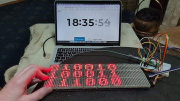 Pi Pico wh - 3 x Max7219 - binary clock