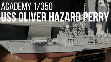 Building the 1/350 USS Oliver Hazard Perry Frigate Part 2