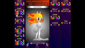 Sonic Character Designer How To Make Super Shadow