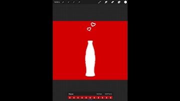 Coca Cola animation 🍾 #shorts #procreate #animation