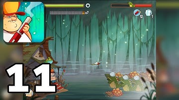 Swamp Attack - Gameplay Walkthrough Part 11 - Episode 2: Levels 15-17 Completed (iOS, Android)