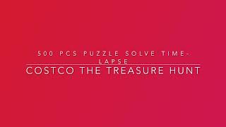 Costco Puzzle, The Treasure Hunt. Time-lapse, 500 Pieces