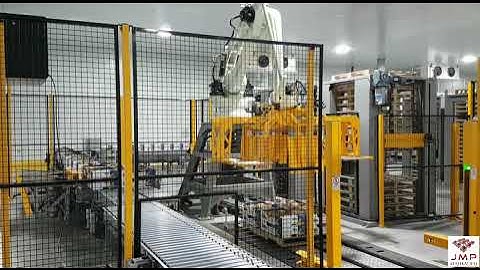 Fruit Carton Palletizing - Pineapples