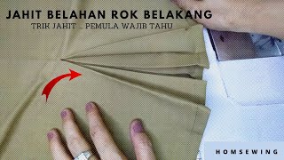Tips on sewing skirt slit | easier sewing job