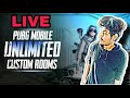 PUBG MOBILE DAILY FREE CUSTOM ROOMS |Unlimited Custom Rooms Live | BloodWoofer