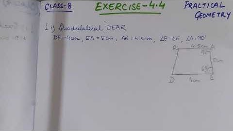 Class 8 Maths Ch-Practical Geometry. video 4
