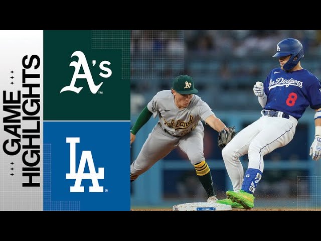A's vs. Dodgers Game Highlights (8/3/23)