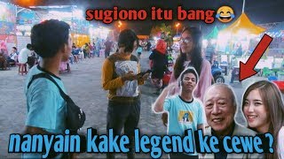 NANYAIN KAKE SUGINO KE CEWE APA REAKSI NYA ? PRANK INDONESIA