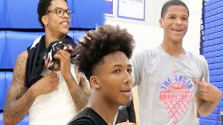 Shaqir & Shareef Oneal Mikey Williams Go Crazy Shooting Half Court Shots On One Court
