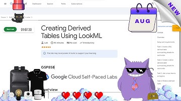 Creating Derived Tables Using LookML| #2025 | #GSP858 |#qwiklabs |Solution