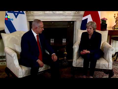 Israel PM Netanyahu meets with British PM May