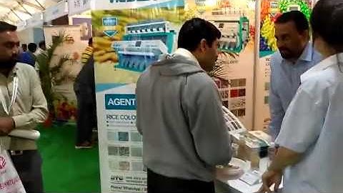 Webest color sorter in India exhibition -----whatsapp: 86 152 1560 5300 / anna@bestsorter.com