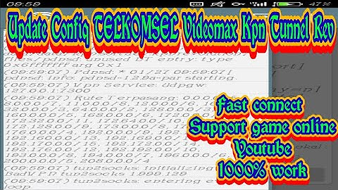 New Confiq Telkomsel Videomax Kpn Tunnel Rev 30day