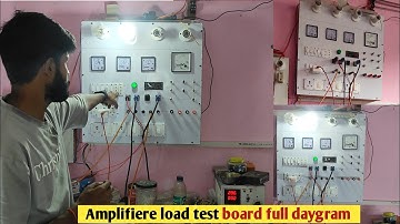 Amplifier load test board full ditel daygram 😯#amplifer Ripeyring video #Er Avinash