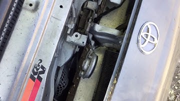 Intercooler piping installed supra toyota turbo mk3