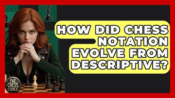 How Did Chess Notation Evolve From Descriptive? - The Chess Codex