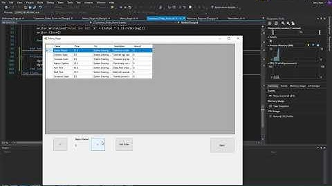 VCE Software Development - Outcome 1 - VB.NET Kewpie Part 8 - Menu Page Update Order - Part 2