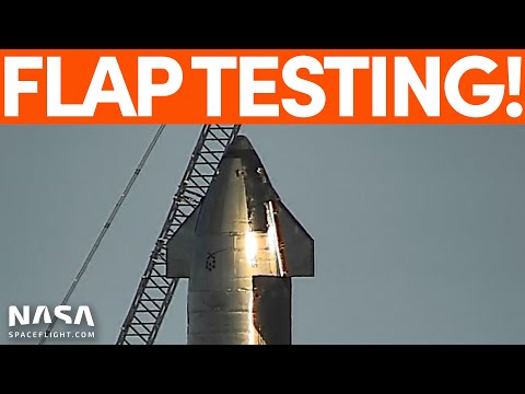 Ship 24's Flaps Tested Ahead of Potential Static Fires | SpaceX Boca Chica