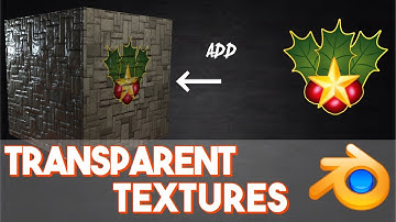 How to put transparent images on to textures (UV mapping) || Blender: Beginner to Better