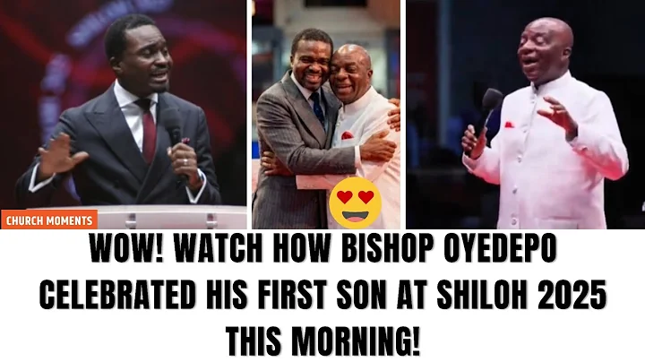 🔥SEE HOW BISHOP OYEDEPO WELCOMED HIS FIRST SON DAVID OYEDEPO JNR TO GIVE THE WORD AT SHILOH 2025 